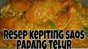 Kakap asam manis sisca soewitomo masakan hidangan laut Resep Kepiting Saus Padang Telur Youtube