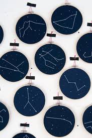 Zodiac Constellation Embroidery Hoop Art Zodiac Star Sign Etsy Constellations Embroidery Hoop Art Embroidery Hoop