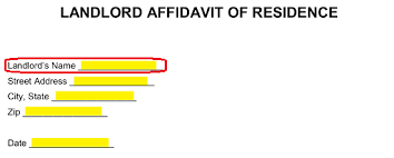 A sample blank affidavit form is what you would need to make an affidavit for any purpose. Free Landlord Proof Of Residency Letter Pdf Word Eforms