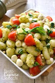Pesto Caprese Gnocchi Recipe Recipes Pasta Dishes Gnocchi Recipes