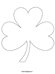 Shamrock Coloring Pages In Shamrock Template Coloring Page Jpg 595 804 St Patrick Day Activities St Patricks Day Crafts For Kids St Patrick S Day Crafts