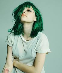 Pinterest Confusedtumblr Hair Styles Green Hair Cool Hairstyles