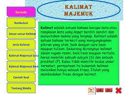 Kalimat majemuk jenis ini seperti namanya isinya dapat menggabungkan beberapa jenis kalimat majemuk seperti: Kalimat Majemuk