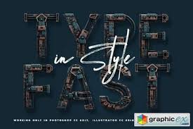 Download Steampunk 3d Color Svg Font Free Download Vector Stock Image Photoshop Icon