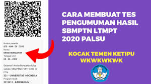 Dari total lebih dari 24 ribu pengguna yang telah memberikan respon, sebanyak 14,521 pengguna zenius dinyatakan berhasil lulus sbmptn. Cara Membuat Pengumuman Sbmptn 2020 Palsu Youtube