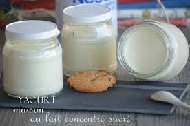 Yaourts Maison Au Lait Concentre Sucre Tres Cremeux Le Blog De C Est Nathalie Qui Cuisine Yaourt Maison Recette Yaourt Recette Yaourt Nature