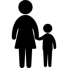 Download Mother With Son Silhouettes Vector Svg Icon Svg Repo