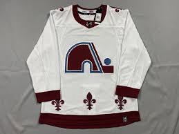 Colorado avalanche vintage clothing, avalanche retro apparel. In Hand Colorado Avalanche Reverse Retro Adidas Authentic Jersey Nwt 50 280 On Sidelineswap