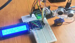 Simple Ultrasonic Radar System Using Arduino Mytectutor Arduino Arduino Radar Radar