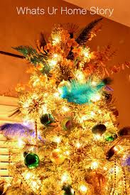 Gently touched with a peacock motif. Our 2016 Peacock Themed Christmas Tree Whats Ur Home Story