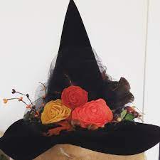 Bespoke Autumn Romance Witch Hat By Mermaiden Witch Hat Handmade Witch Hat Dark Beauty