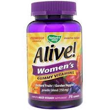 Nature S Way Alive Women S Vitamins 75 Gummies In 2020 Vitamins For Women Vitamins Gummy Vitamins
