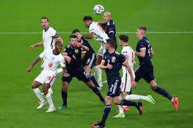 During the euro 2020 soccer championship group d match between england and scotland at wembley stadium in london, friday, june 18, 2021. Nrdbkk6gkkqr0m