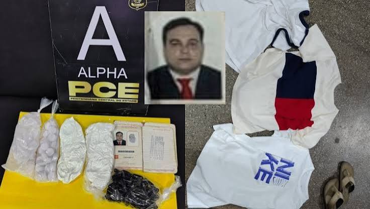 Advogado &eacute; detido ao tentar entrar na PCE com comprimidos e p&oacute; branco &raquo; Esportes & Not&iacute;cias