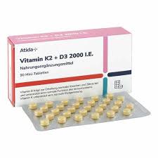 Vitamin d in breastfed infants: Atida Vitamin K2 D3 2000 I E Tabletten