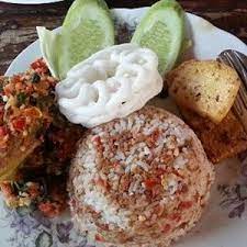Gambar Nasi Tutug Oncom Komplit Food Malay Food Indonesian Food