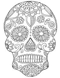 Bring the holiday of the day of the dead to life through the coloring page below. 39 Day Of The Dead Coloring Pages Ideas Coloring Pages Skull Coloring Pages Day Of The Dead