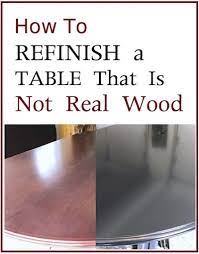 How To Refinish A Table That Is Not Real Wood Entri Ways Painted Kitchen Tables Kitchen Table Wood Real Wood Table