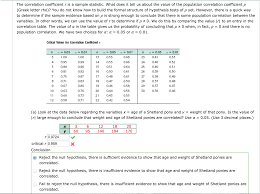 Solved The Correlation Coefficient R Is A Sample Statistic Chegg Com