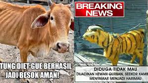 Artikel ini menyediakan kumpulan gambar lucu yang bisa melepas penat dan mengusir capek akan rutinitas harian. 11 Siasat Cerdik Hewan Kurban Agar Terhindar Dari Penyembelihan Keselamatan Diri Wajib Dijaga