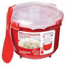 Featuring distinctive sistema klip it easy locking clips. 2 6l Rice Cooker Microwave Sistema Plastics