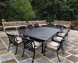 Online shopping for patio, lawn & garden from a great selection of picnic tables, side tables, dining tables, coffee tables, bar tables, bistro tables & more at everyday low prices. Lillian 60 X 84 Outdoor Patio Table Set L Green Acres Outdoor Living