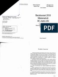 Bank of america / telephone Bacalaureat 2018 Matematica Pdf