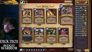 This page is updated multiple times a week with the best duels decks! Hearthstone Deck Tech Budget Warrior 8 Common Warrior Youtube