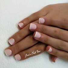Simple French Manicure For Short Square Nails Blurmark