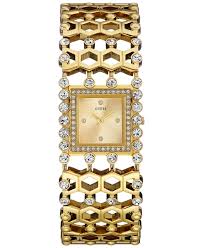 Shop over 340 top guess gold watches for women and earn cash back all in one place. Guess Women S Crystal Accent Gold Tone Bracelet Watch 37mm U0574l2 In Metallic Lyst