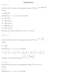 Additionally, ncert maths class 9 solutions are available in a pdf form, which is free and downloadable. Ncert Solutions For Class 11th Maths Chapter 9 Sequences And Series Cbse Rankers
