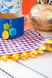 Pineapple Wine Glass Charms
