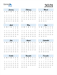 The annual calendars on this page are available in. 2021 Calendar Pdf Word Excel