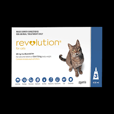 Flea treatment for cats under 9 lbs is a relatively easy option for those with kitties at home. Revolution Cat 2 5kg 7 5kg Blue Vet Products Direct Australia