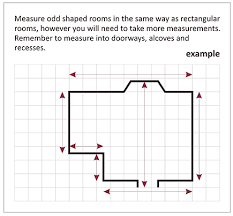 Measure all the way into the doorways as well as the width and jot down this information on your plan. Measuring Guide The Carpet Stop