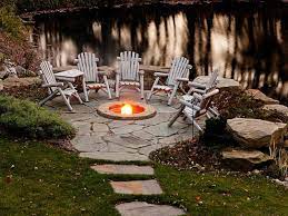 Yaheetech fire pit, 22in fire pit outdoor wood burning firepit bbq grill steel fire bowl with spark screen cover, log grate, poker for camping beach bonfire picnic backyard garden. Small Fire Pit Designs And Ideas Hgtv