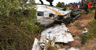 The aircraft crashed after loss of control by the crew as a result of spatial disorientation, after a long slow roll, during which no instrument scanning was done, and in the absence of external visual references in a dark night. Pilots Perish In Light Aircraft Crash At Mlima Kofia Mbaya In Marsabit Kenya News Agency