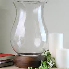Check out our glass pillar candle holder selection for the very best in unique or custom, handmade pieces from our candleholders shops. Northlight Hurricane Pillar Candle Holder Wooden Base Clear Glass 32035314 Rona