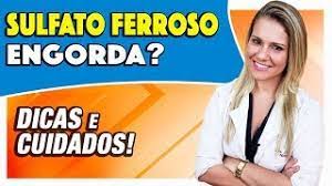 Sulfato Ferroso Engorda Dicas E Cuidados Youtube