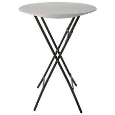 Lifetime 33 Round Bistro Table Almond Sam S Club Round Folding Table Bistro Table Folding Table