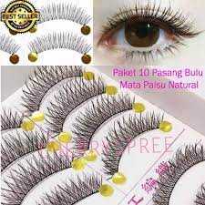 Bulu mata yang panjang dan tebal merupakan salah satu kunci untuk riasan wajah yang lebih all out. Paket 10 Pasang Bulu Mata Palsu Natural Handmade Mata Terlihat Lebih Menarik Cantik Alami Lentik Soft Natural Fake Eyelash Buatan Tangan 10pcs Lazada Indonesia