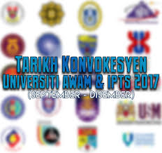 Tarikh akhir terima permohonan adalah pada 13. Tarikh Konvokesyen Universiti Awam 2017