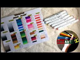 3 Touch Five Markers Color Chart