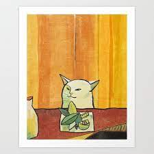 Funny Cat Meme 2019 Art Print Typography Bedroom Wall Home Decor Wall Art Painting Picasso Style Prints Canvas Prints