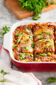 Vegetarian Black Bean Enchilada Casserole Video Aberdeen S Kitchen Recipe Enchilada Recipes Vegetarian Main Dishes Lentil Recipes