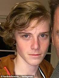 Karl stefanovic, also spelt karl stefanović, is an australian television presenter and journalist for the nine network. Karl Stefanovic 46 Looks Just Like His Son Jackson In Year 12 Throwback Daily Mail Online