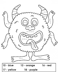 Below you will find a whole collection filled with fun printable coloring pages and other similar activity sheets are great for toddlers and preschoolers to learn about the concepts of drawing and coloring. 19 Eerie Halloween Color By Number Printable Pages For Free Kittybabylove Com