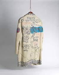 This Week A Leather Jacket Graffitied Up By Jean Michel Basquiat And Other Artists Sold At New York S Swann Auction Gall Cute Dress Outfits Fashion Fashion Art