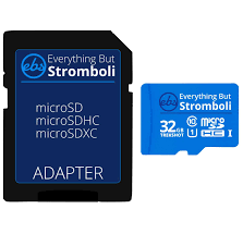 32gb Microsd Class 10 Everything But Stromboli Trekshot Memory Card With Adapter 032gb Tf Trekshot