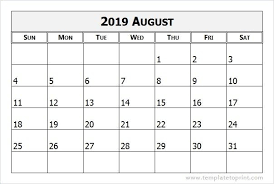 August 2019 Calendar Word Free January 2019 Calendar Printable Templates Blank Editable Pdf Word Not Calendar 2019 Printable Calendar Word June 2019 Calendar